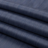 Recycled Polyester Bengaline - Denim Striations - British Imported
