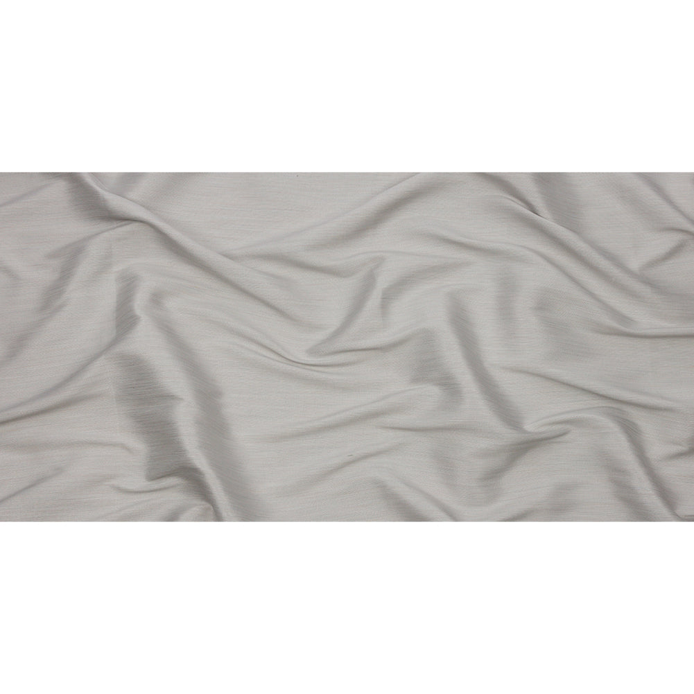 Recycled Polyester Bengaline - Dove Striations - British Imported