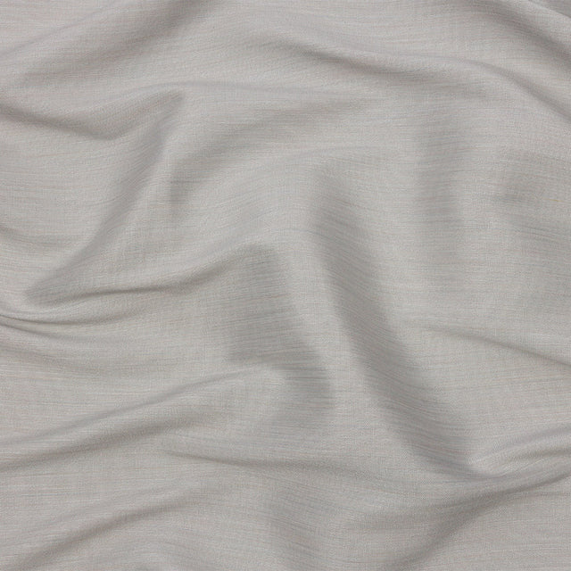 Recycled Polyester Bengaline - Dove Striations - British Imported