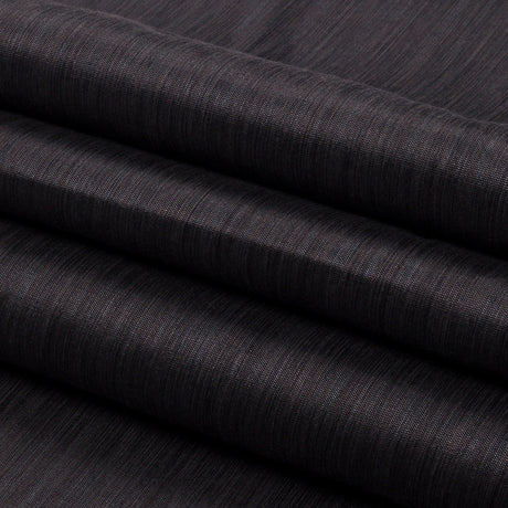 Recycled Polyester Bengaline - Graphite Striations - British Imported