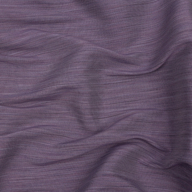 Recycled Polyester Bengaline - Lavender Striations - British Imported
