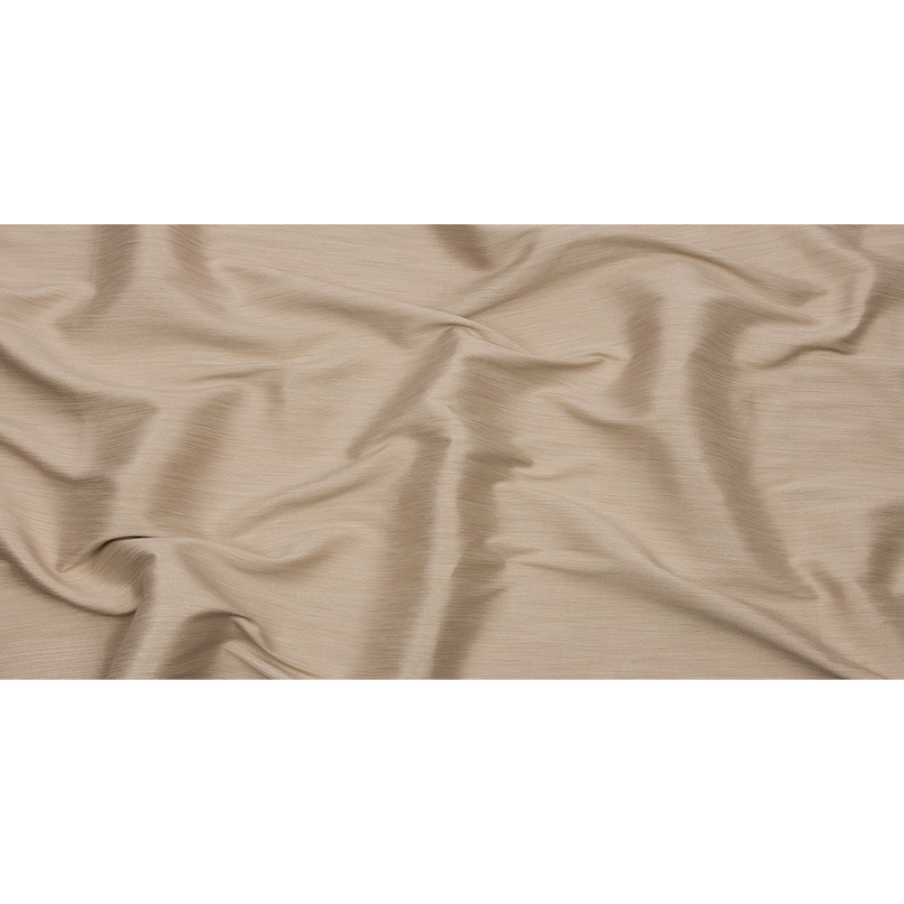 Recycled Polyester Bengaline - Linen Striations - British Imported