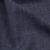 Soft Textured Recycled Polyester Drapery Woven - Denim - British Imported