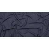 Soft Textured Recycled Polyester Drapery Woven - Denim - British Imported