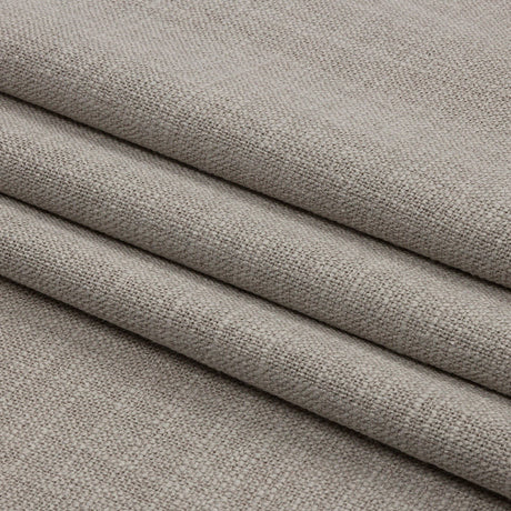 Soft Textured Recycled Polyester Drapery Woven - Dove - British Imported