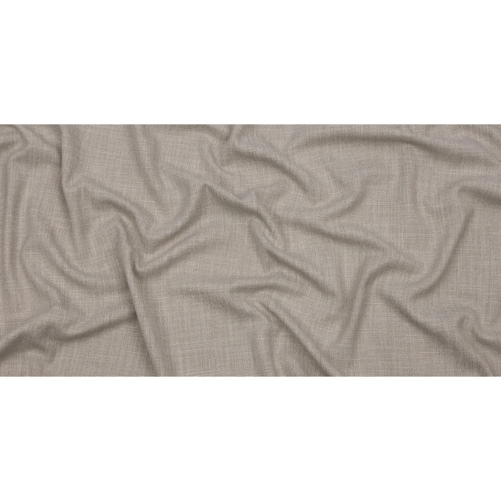 Soft Textured Recycled Polyester Drapery Woven - Dove - British Imported