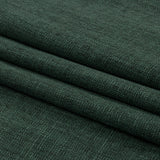 Soft Textured Recycled Polyester Drapery Woven - Emerald - British Imported