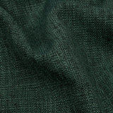 Soft Textured Recycled Polyester Drapery Woven - Emerald - British Imported