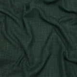 Soft Textured Recycled Polyester Drapery Woven - Emerald - British Imported