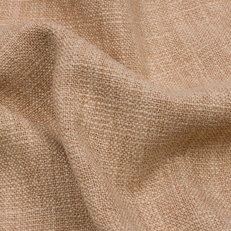 Soft Textured Recycled Polyester Drapery Woven - Fawn - British Imported