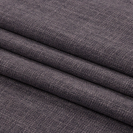 Soft Textured Recycled Polyester Drapery Woven - Flint - British Imported