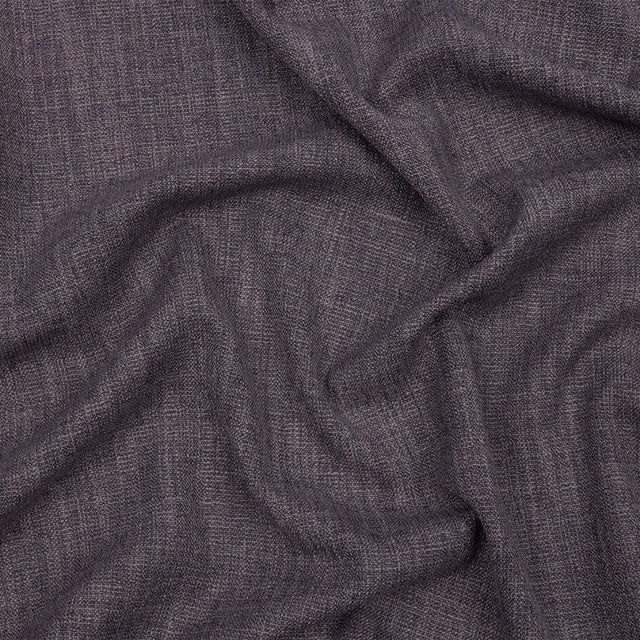 Soft Textured Recycled Polyester Drapery Woven - Flint - British Imported