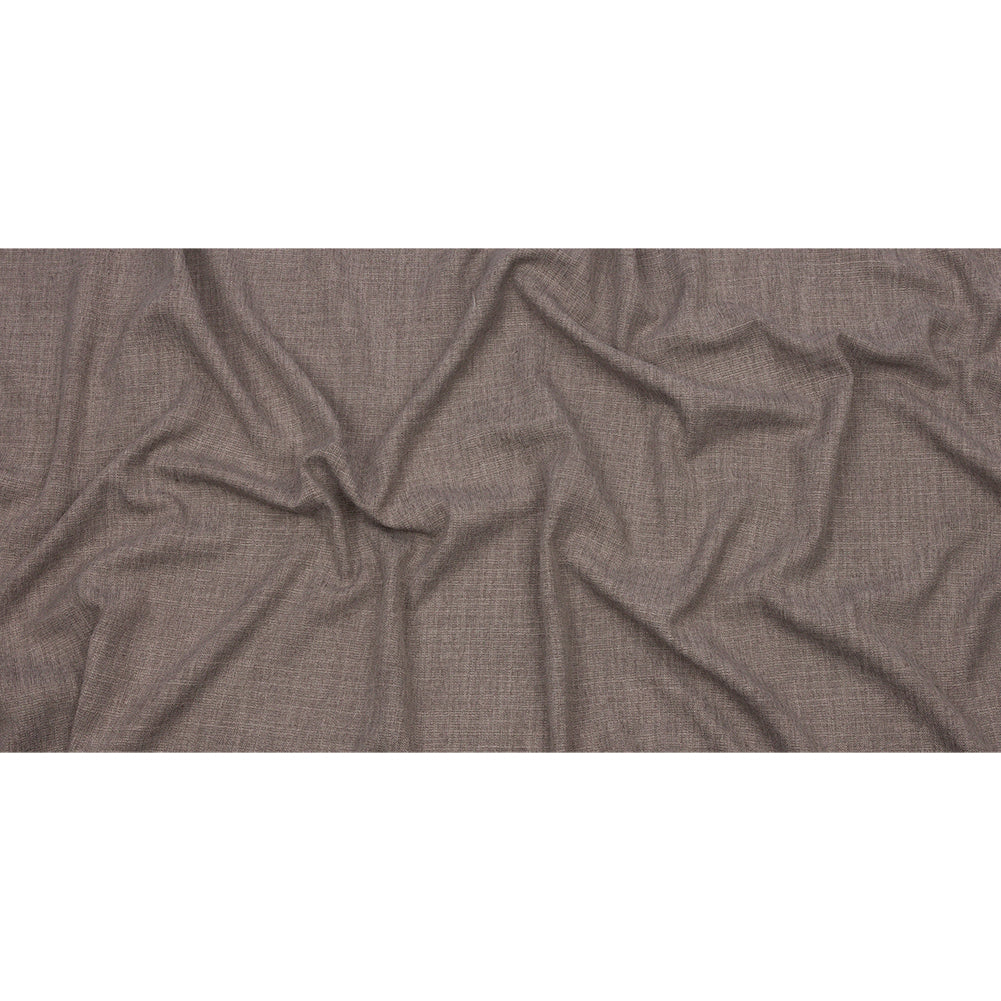 Soft Textured Recycled Polyester Drapery Woven - Fog - British Imported