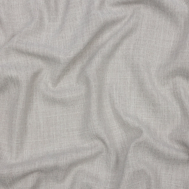 Soft Textured Recycled Polyester Drapery Woven - Frost - British Imported