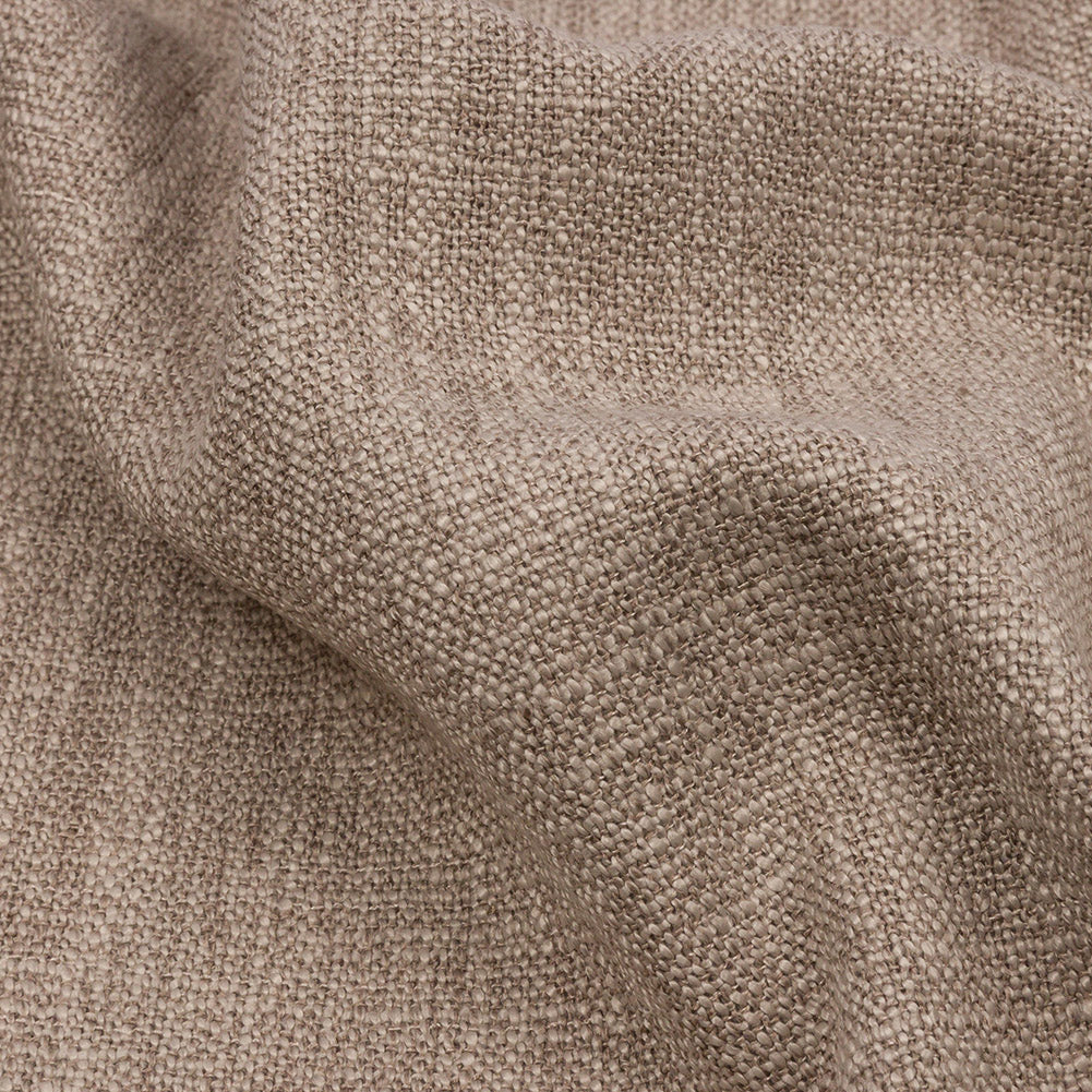 Soft Textured Recycled Polyester Drapery Woven - Hessian - British Imported