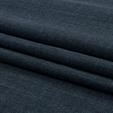 Soft Textured Recycled Polyester Drapery Woven - Ink - British Imported