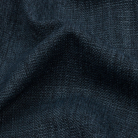 Soft Textured Recycled Polyester Drapery Woven - Ink - British Imported
