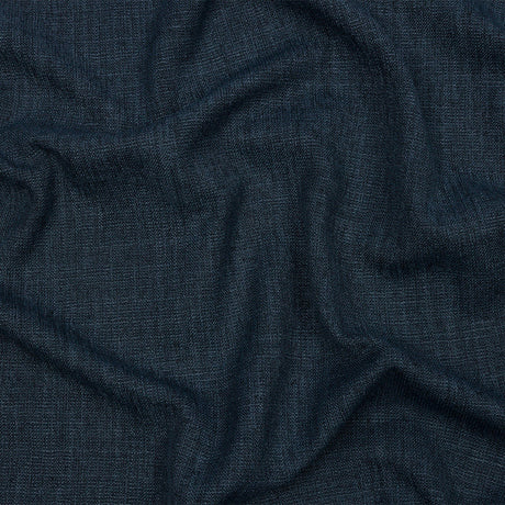 Soft Textured Recycled Polyester Drapery Woven - Ink - British Imported