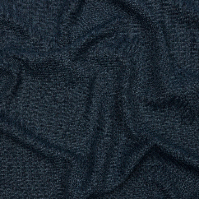 Soft Textured Recycled Polyester Drapery Woven - Ink - British Imported