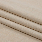 Soft Textured Recycled Polyester Drapery Woven - Ivory - British Imported