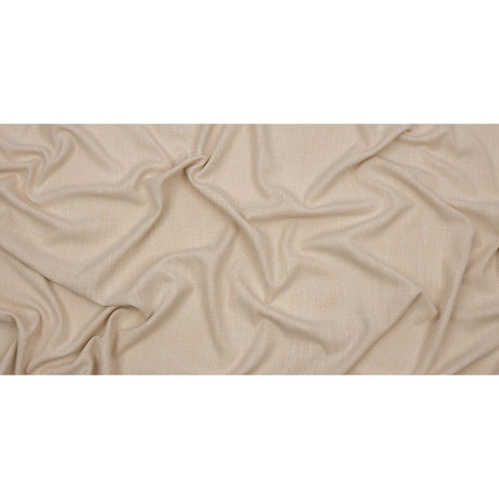 Soft Textured Recycled Polyester Drapery Woven - Ivory - British Imported