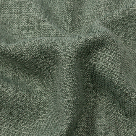 Soft Textured Recycled Polyester Drapery Woven - Jade - British Imported