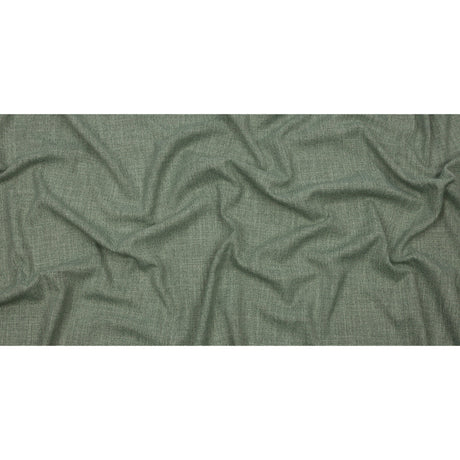 Soft Textured Recycled Polyester Drapery Woven - Jade - British Imported