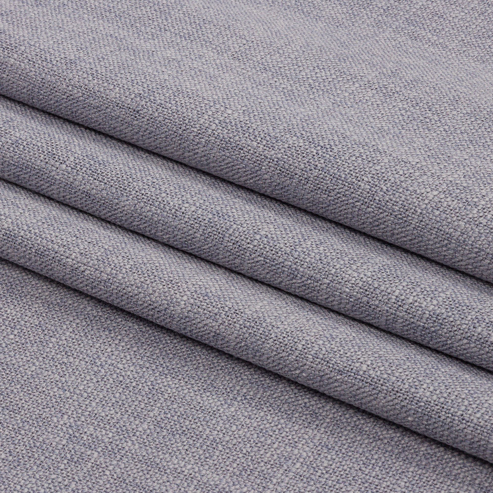 Soft Textured Recycled Polyester Drapery Woven - Lavender - British Imported
