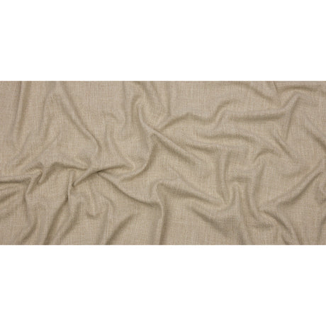 Soft Textured Recycled Polyester Drapery Woven - Linen - British Imported