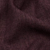 Soft Textured Recycled Polyester Drapery Woven - Mulberry - British Imported