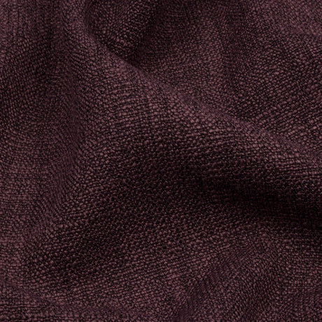 Soft Textured Recycled Polyester Drapery Woven - Mulberry - British Imported