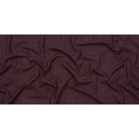 Soft Textured Recycled Polyester Drapery Woven - Mulberry - British Imported