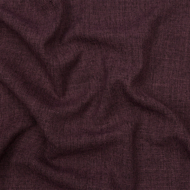 Soft Textured Recycled Polyester Drapery Woven - Mulberry - British Imported