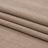 Soft Textured Recycled Polyester Drapery Woven - Oatmeal - British Imported