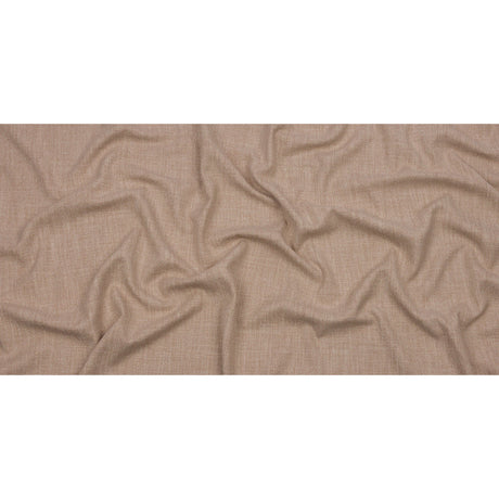 Soft Textured Recycled Polyester Drapery Woven - Oatmeal - British Imported