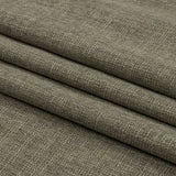 Soft Textured Recycled Polyester Drapery Woven - Olive - British Imported