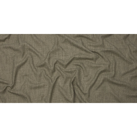Soft Textured Recycled Polyester Drapery Woven - Olive - British Imported