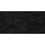 Soft Textured Recycled Polyester Drapery Woven - Onyx - British Imported