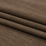 Soft Textured Recycled Polyester Drapery Woven - Otter - British Imported