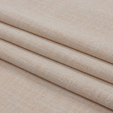 Soft Textured Recycled Polyester Drapery Woven - Oyster - British Imported
