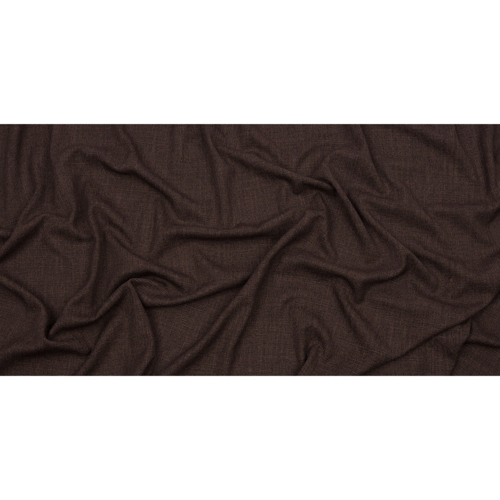 Soft Textured Recycled Polyester Drapery Woven - Praline - British Imported