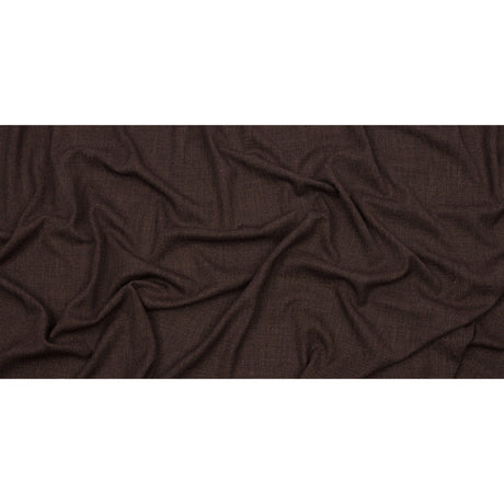 Soft Textured Recycled Polyester Drapery Woven - Praline - British Imported