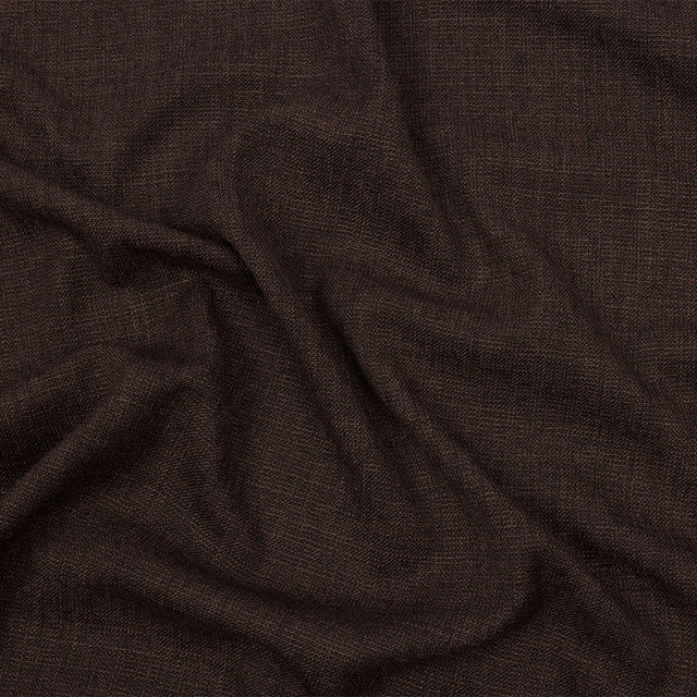 Soft Textured Recycled Polyester Drapery Woven - Praline - British Imported