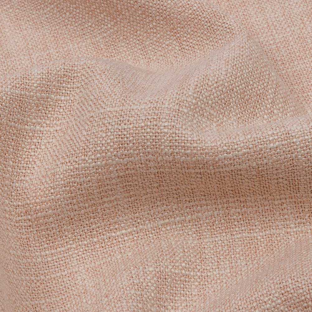 Soft Textured Recycled Polyester Drapery Woven - Shell - British Imported
