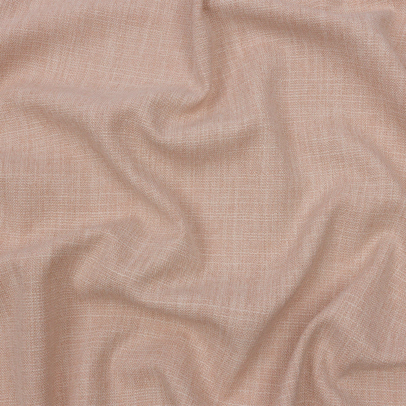 Soft Textured Recycled Polyester Drapery Woven - Shell - British Imported