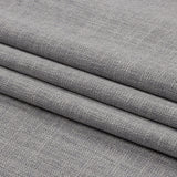 Soft Textured Recycled Polyester Drapery Woven - Silver - British Imported