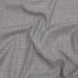 Soft Textured Recycled Polyester Drapery Woven - Silver - British Imported