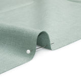 Slubbed Cotton and Polyester Woven - Gray Green - British Imported