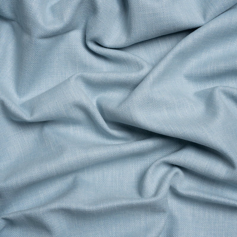 Slubbed Cotton and Polyester Woven - Pale Seaspray - British Imported