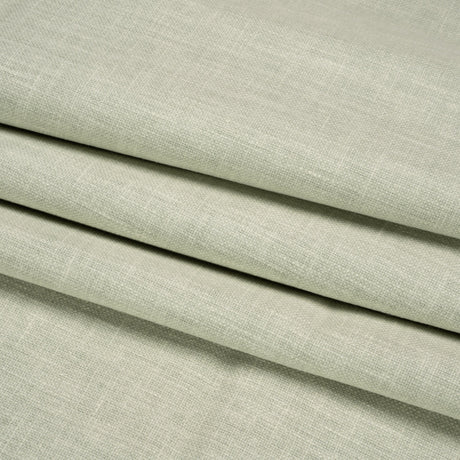 Slubbed Cotton and Polyester Woven - Sage - British Imported